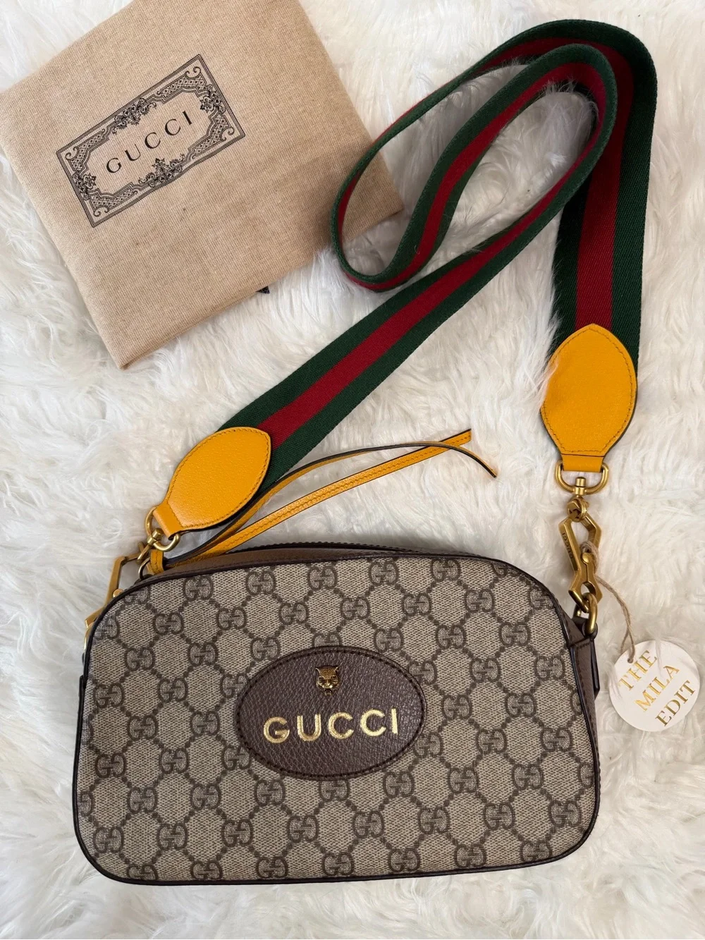 GUCCI NEO CAMERA GG SUPREME MESSANGER BAG - Picture 2 of 11